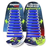 Algopix Similar Product 15 - Diagonal One No Tie Shoelaces for Kids