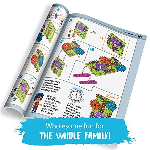 Thames & Kosmos Kids First: Intro To Gears Stem Experiment Kit For Ages 3+ | Build 4 Models, Learn About Gears, Power & Motion | Intro To Mechanical Engineering For Young Learners | Durable Parts #TOP4