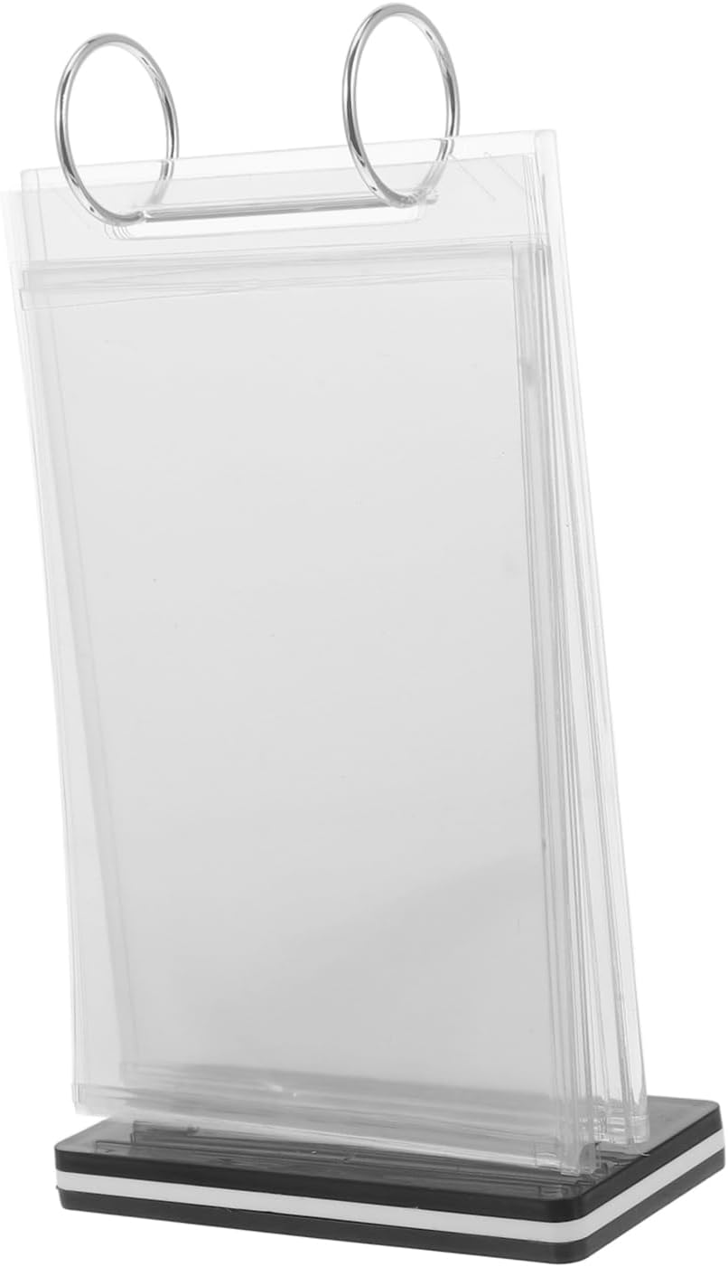 3pcs Menu Display Stands Sign Holders Plastic Sign Stand Tabletop Display