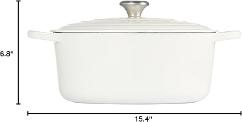 Miniatura 216 de Le Creuset 9 Qt. Signature Horno holandés redondo con pomo de acero inoxidable grabado Artichaut