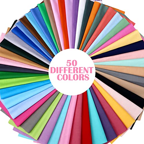 Boyiee BOYIEE-FABRIC-S73HJ8D3 50 Pcs 10 X 10 Inch Cotton Fabric Square Fabric Quilting Sewing Patchwork Fabric Bundles For Diy Craft Sewing Clothing thumb #6