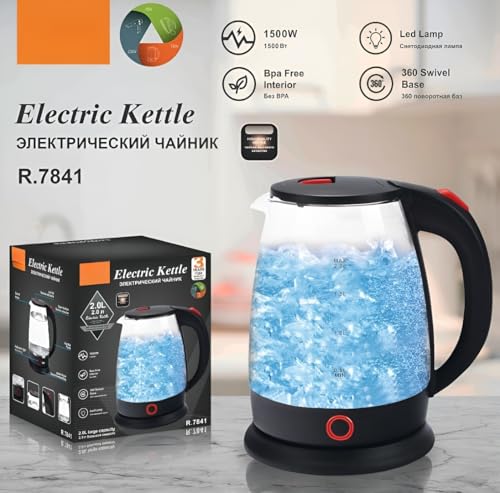 Hervidor eléctrico de agua sin BPA de 2L con apagado automático integrado 2