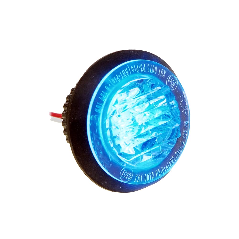 LED-MARTIN Xpro3 Blitzmodul - ECE R65- blau - versenkbar - rund
