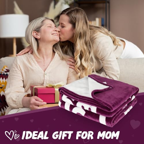 Couverture en flanelle de qualité supérieure pour anniversaire maman - 8