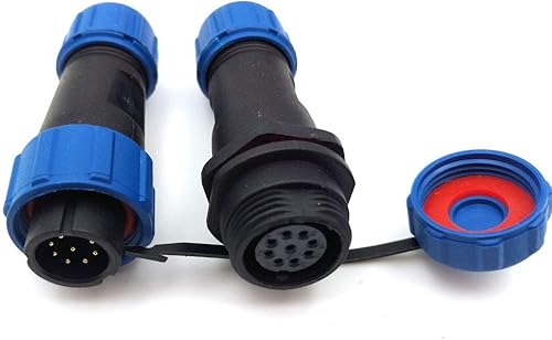 Miniatura 36 de SP13 2pin/3pin/4pin/5pin/6pin/7pin/9pin conector de cable de aviación, enchufe impermeable IP67, conector de equipo de luz LED