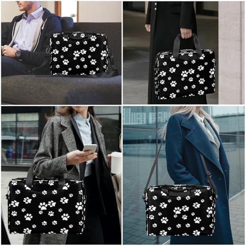 Funda impermeable de laptop 16 con correa acolchada anticaídas y asa superior 2