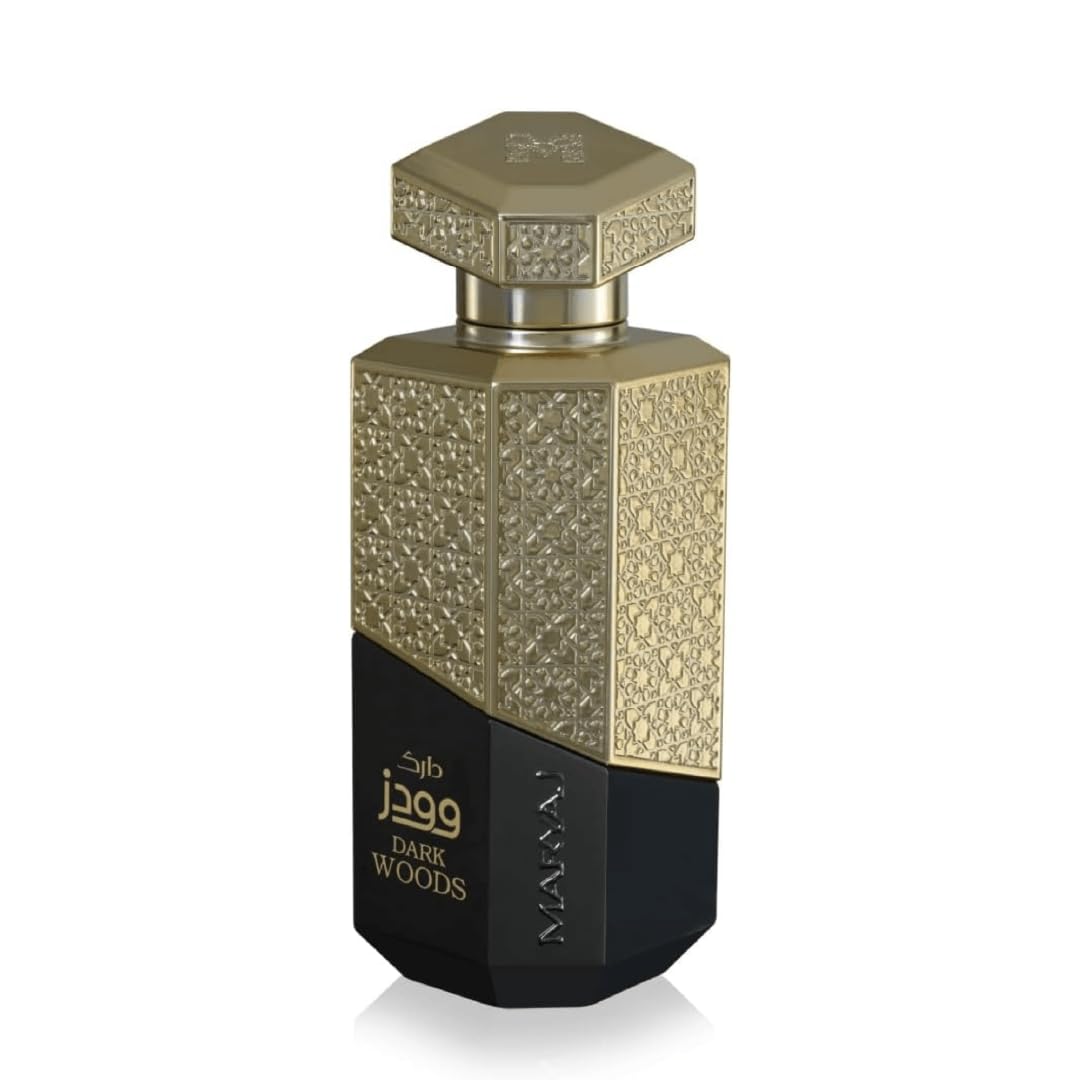 Maryaj Dark Wood - Long Lasting Perfume for Men and Women - Cologne for Men and Women - Citrus, Floral, Woody Fragrances - Eau de Parfum - 3.4 oz.