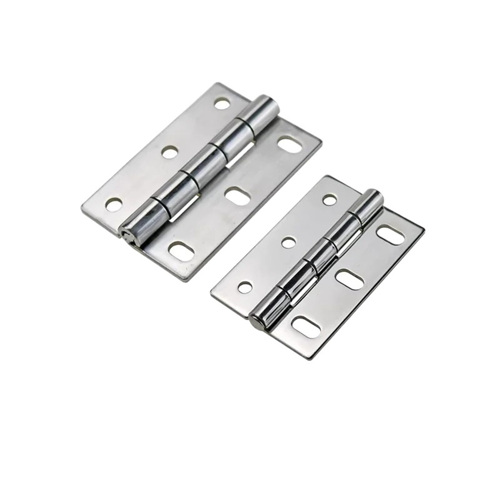 Ehfqpjybbo Large 304 Stainless Steel Asymmetric Folding Hinge Industrial Equipment Cabinets And Equipment 1Pcs(Large)