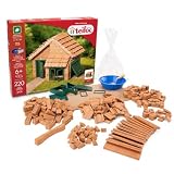 teifoc Haus mit Ziegeldach - Steinbaukasten 4210, 2 Varianten, 200+ Teile