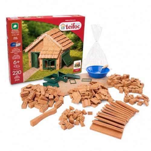 Teifoc 4210 Kit de Construction en Briques – Maison avec Toit en tuiles, kit Maison Miniature à Construire, Jouet créatif pour Filles et garçons, Cadeau...