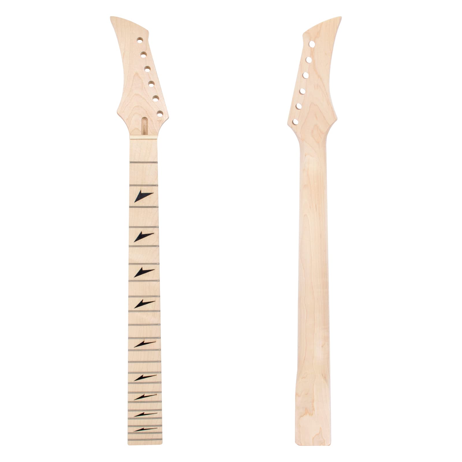 Electric Guitar Neck For ST Guitars Replacement Bolt-on C Shape Canada Maplewood (22 Fret Plane Maple)