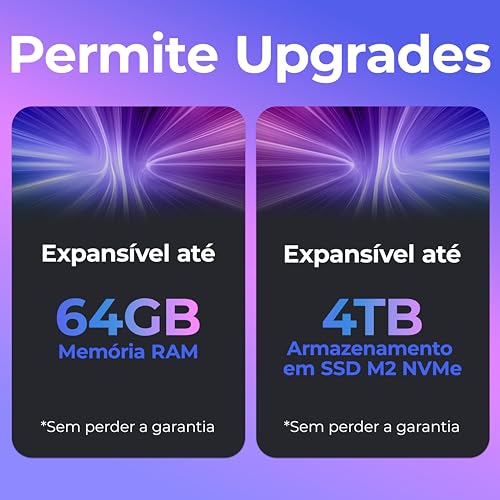 Notebook Positivo Vision R15M AMD Ryzen 7-5825U Linux 16GB RAM 512GB SSD Wi-Fi 6 Tela 15” Full HD IPS Antirreflexo – Minitela – Permite upgrade de memória RAM e SSD – Preto