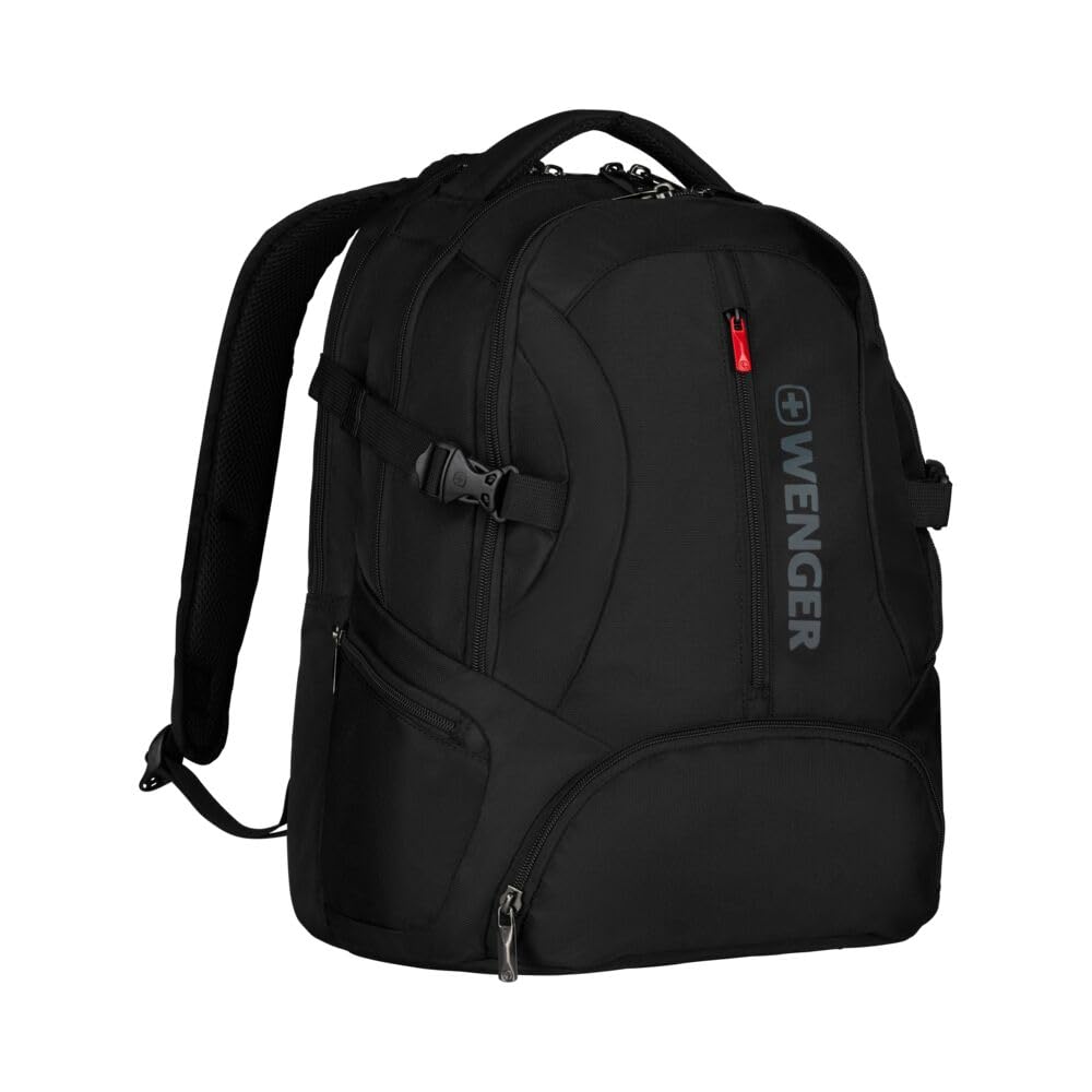 600636 Transit 16' Backpack, Padded Laptop Compartment with iPad/Tablet/eReader Pocket in Black (27 litres), 46 Centimeters, WE600636