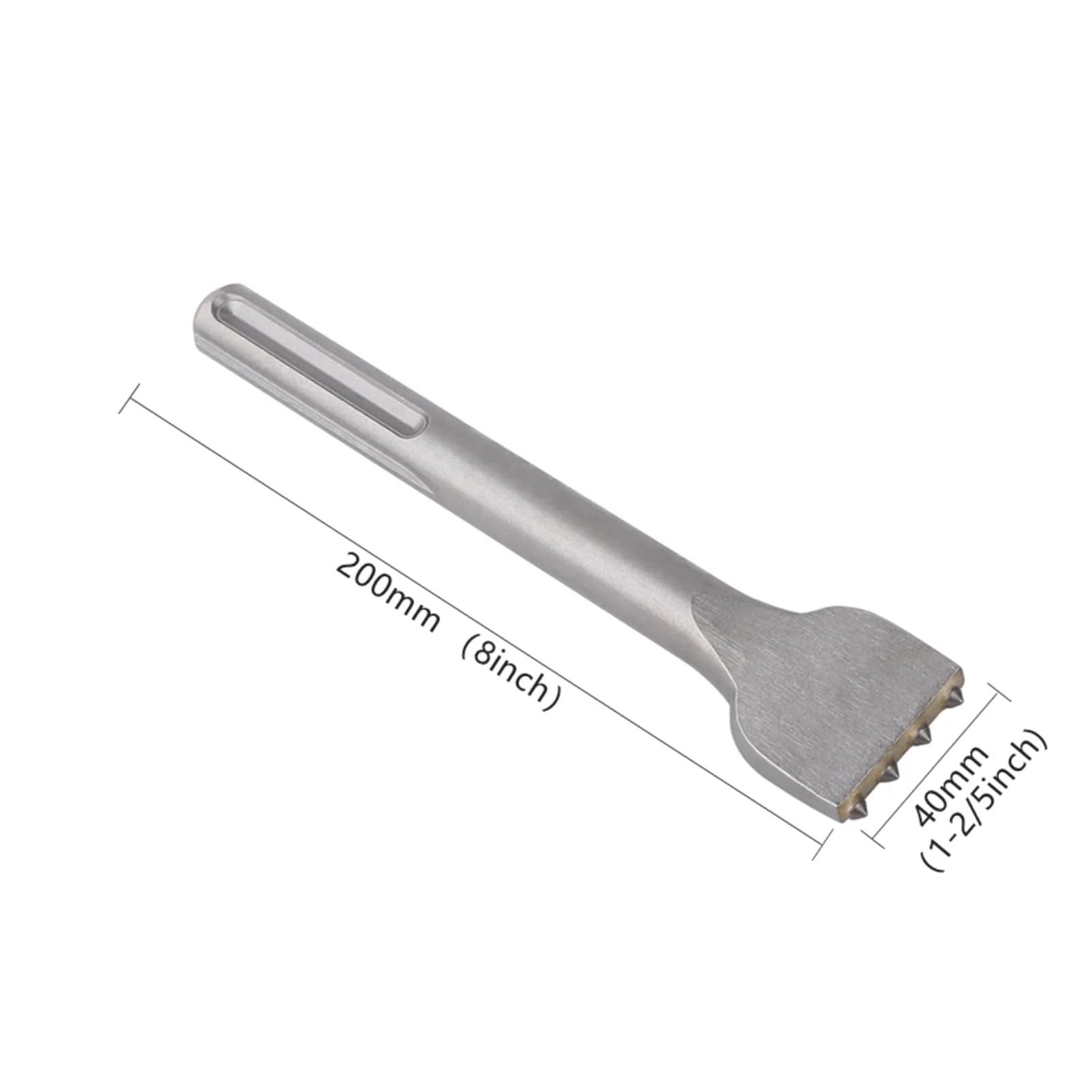 Martillo eléctrico con vástago SDS/MAX de 4 Dientes y Punta de carburo de tungsteno, cincel de aleación, Broca con buje for hormigón, Granito y mampostería.