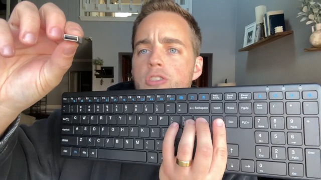 Amazon.com: Wireless Keyboard-2.4G USB Ultra Slim Quiet Full Size