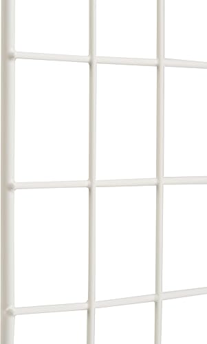 Miniatura 4 de Tienda Basics Estantes de almacenamiento apilables de rejilla de alambre de 6 cubos, 12 x 12 pulgadas, color blanco