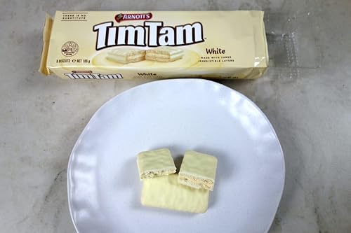 Miniatura 2 de Tim Tam White - Delicious Luscious Cream Centre (Pack de 3 x 5.82 oz EA) Galletas de Chocolate Galletas, Hecho en Australia y Amado...