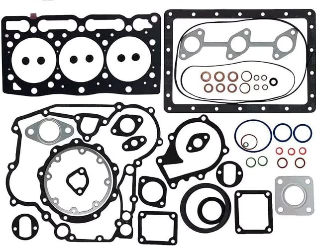 D1005 Engine Full Gasket Kit with Head Gasket for Kubota D1005 Engine Tractor B1750D B2100 B7500 B7510 Engine Rebuild Kit Aftermarket Parts