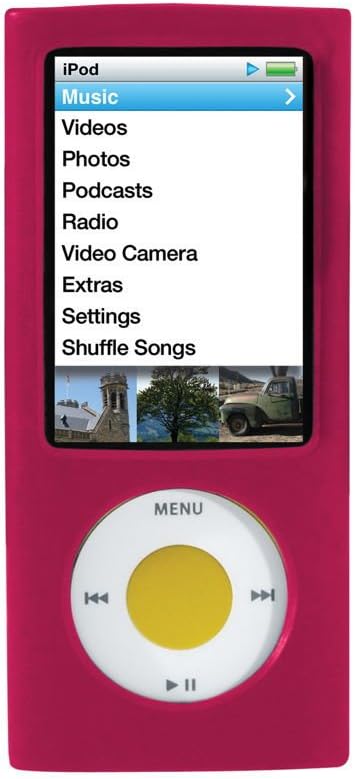 Silicone Case for iPod Nano 5th Generation, Pink, Replacement Part from Complete TuneBand Package, Silicone CASE ONLY