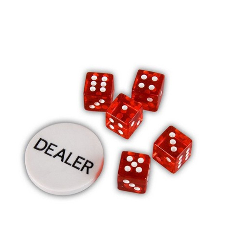 OHMG Malette Poker, Jetons Poker, 300 Jetons, Avec Étui de Transport en Aluminium, 2 Jeux de Cartes