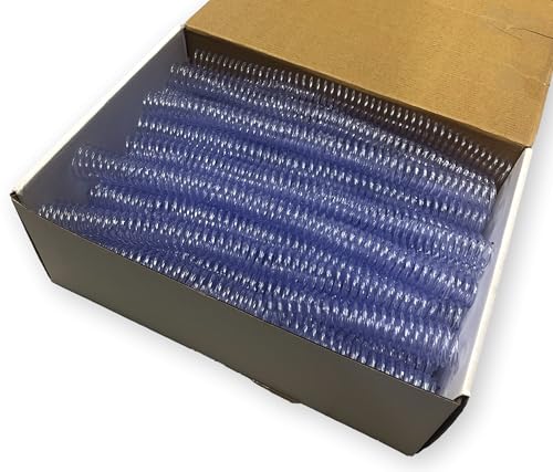 Spirales de reliure Akiles EC18CR pas 4:1 transparentes pour feuilleter vos rapports à 360°