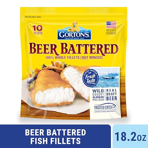 Gorton's, Classic Beer Batter Crispy Fillets, 18.2 oz (Frozen)