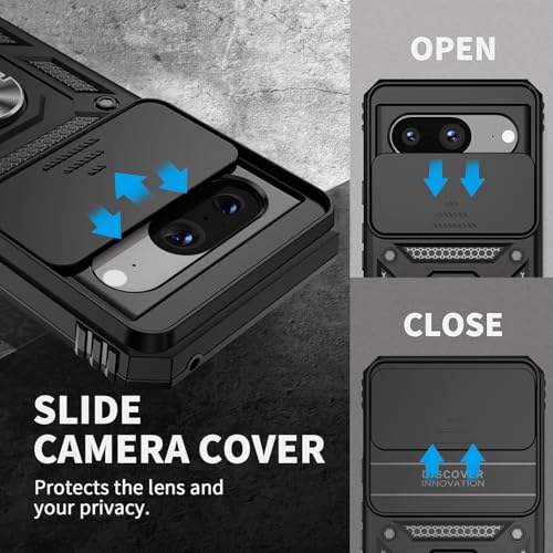 Coque Pixel 8 robuste antichoc pour éviter les rayures d'objectif - 4