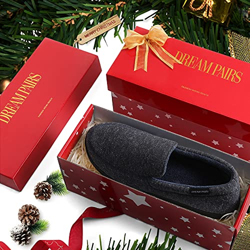 Dream Pairs Men's Dsl216M House Slippers Moccasins Style For Indoor/Outdoor With High-Density Memory Foam Winter Warm House Shoes, Blue, Size13-14 #TOP4