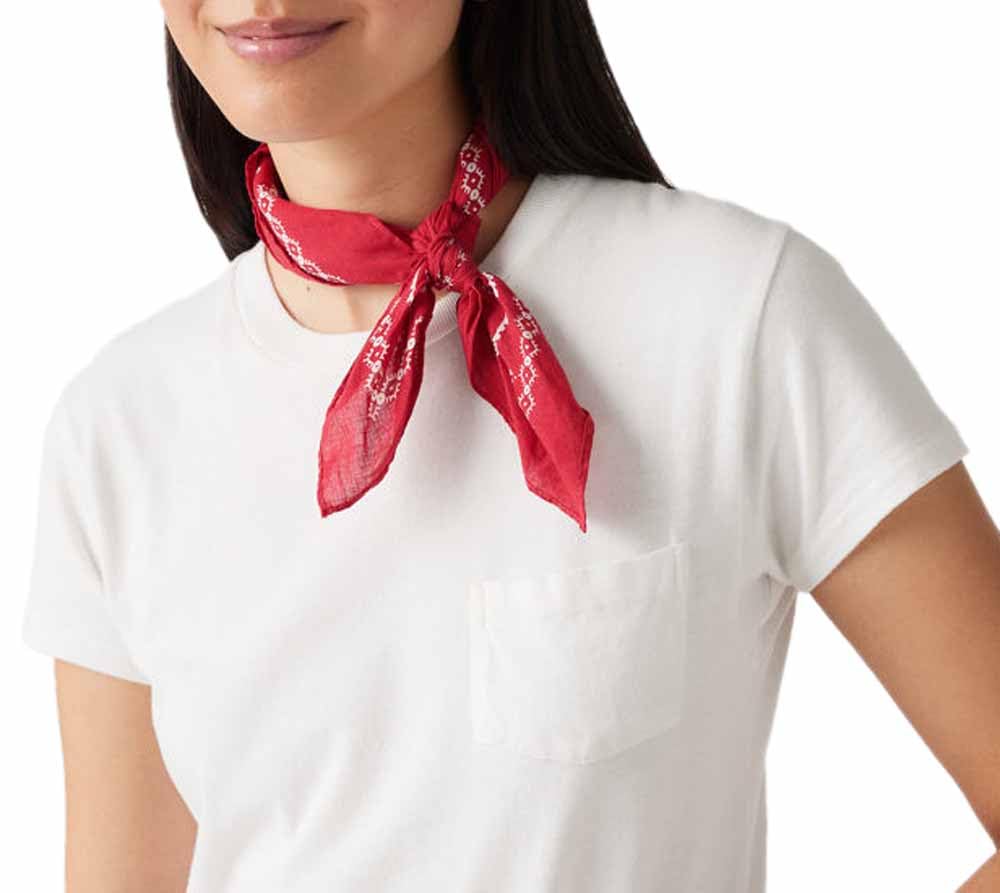 Levi's Męska chusta 221658-6, Regular Red, Rozmiar uniwersalny