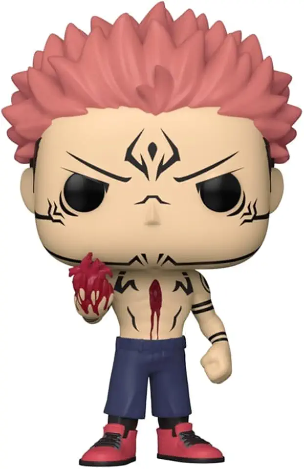 Funko Jujutsu Kaisen POP &amp; Buddy! Animation Vinyl Figurine Sukuna w/Heart 9 cm
