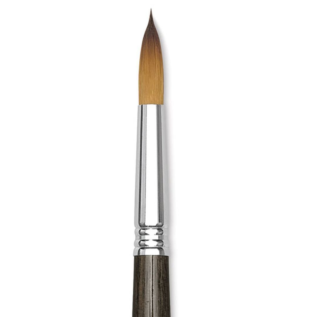 Escoda Prado Tame Synthetic Sable Hair Brush - Series 1462 - Round Pointed - Short Handle - Size: 8 2