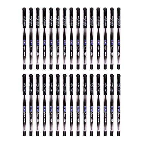 Image of Linc Glycer (0.6 mm) Ball Pen, Black, (30pcs) Glycer (0.7 mm) Ball Pen, Blue, 30 pcs