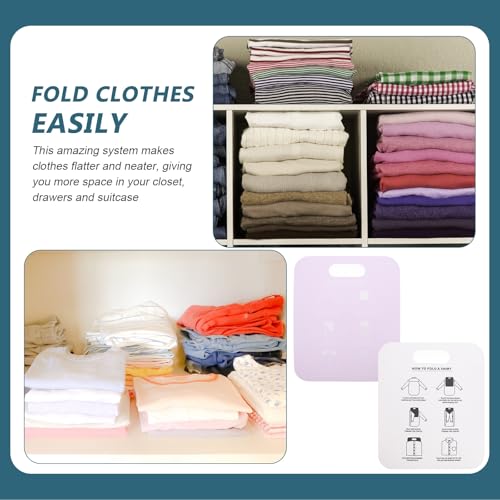 Tabla plegable para camisa con guías de alineación perfecta en plástico rígido Cabilock 4