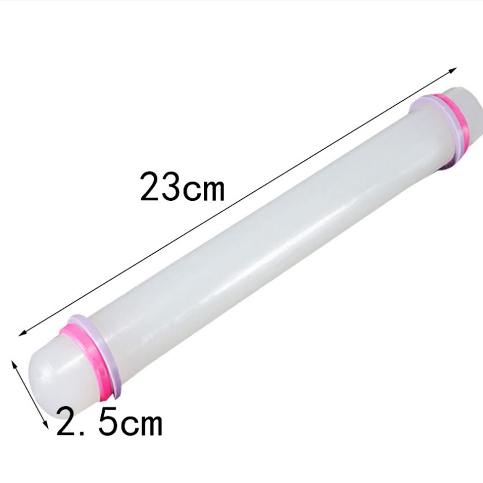 Rodillo de plástico Antiadherente para Pastel, Herramienta para Hornear Pasteles, Rodillo de Cocina, Rodillo para amasar Pasteles, Manualidades, 36cm