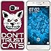 Produktbild PhoneNatic Case kompatibel mit Samsung Galaxy A3 (2016) A310 Silikon-Hülle Crazy Animals Katze M1