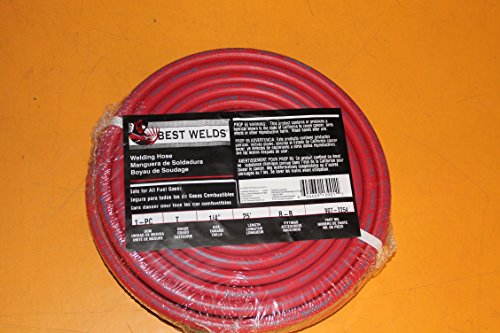 Anchor T-254 1/4 x 25 twin hose B-B, all gases, Grade T