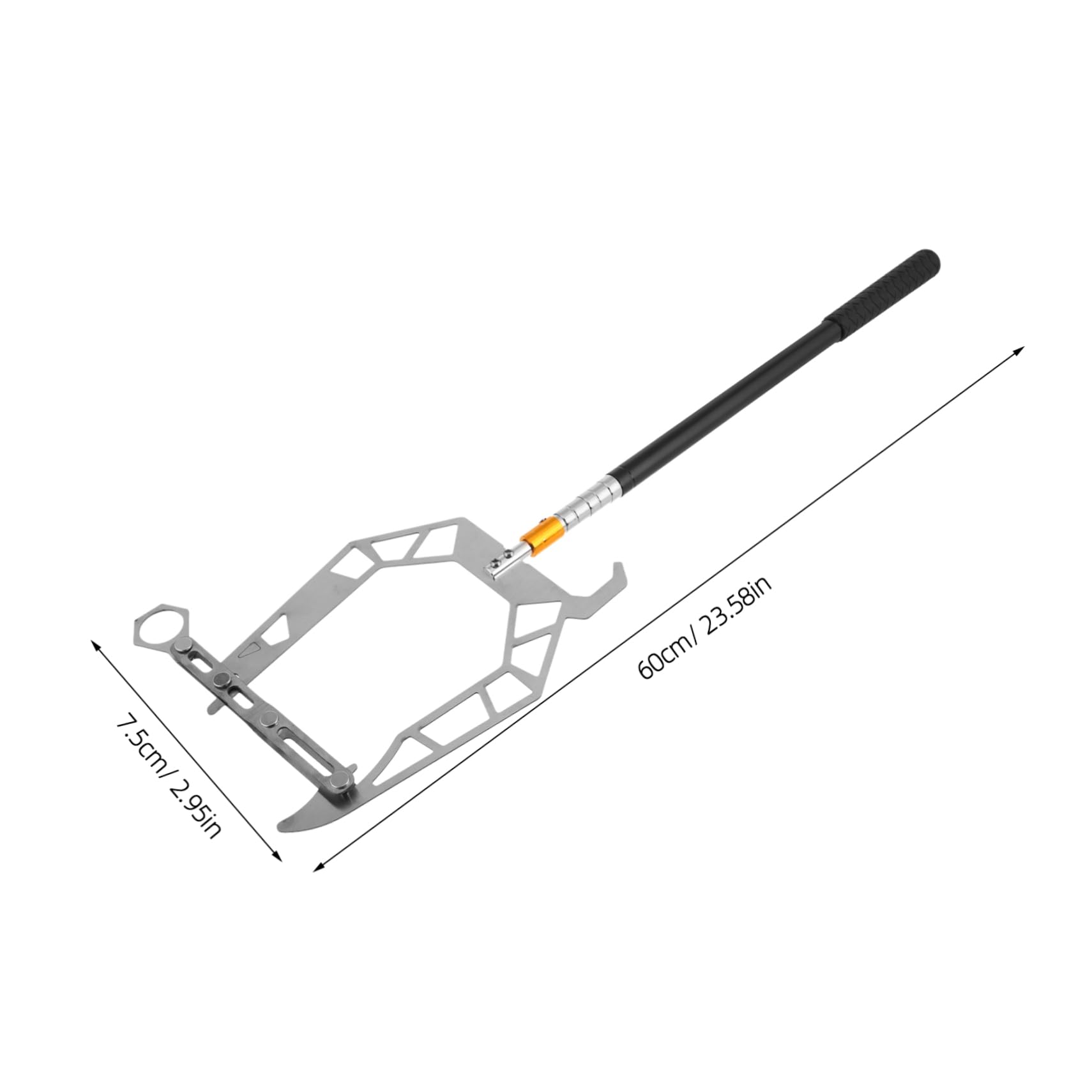 balacoo Versatile Telescoping Dock Hook u Type Threader for Long Distance Use in and Docks