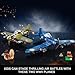 WW2 Military Plane Building Sets Compatible with Lego, Create US F4U & UK Spitfire Fighter Jet Models Toys, Great Army Airplane Aircraft Gifts for Boys Kids