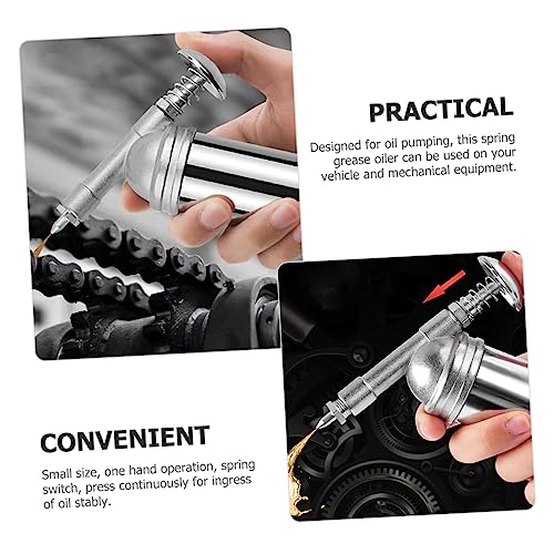 Professional Oiler Mini 80cc Manual Grease High Pressure Oil Pump Grease Nozzles Couplers for Car Truck Marine Agricultural Excavator Easy Cleaning Maintenance4