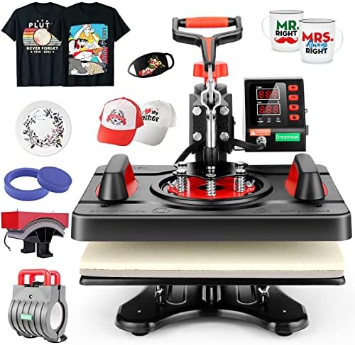 surpcos heat press machine 5 in 1