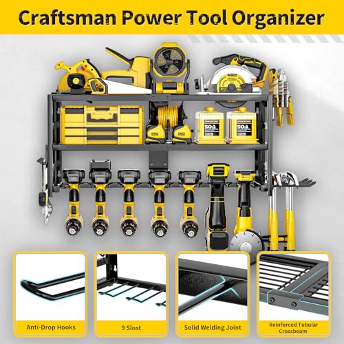 Power Tool Organizer Wall Mount Heavy Duty 320 lbs - image 5