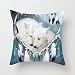 None brand Fodera per Cuscino Animali Wolf per Divano Decorazioni per la casa Fodera per Cuscino Forest Moon per Federa Decorativa
