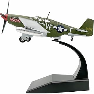 MOOKEENONE 1:72 US P51 Mustang Fighter Aircraft Model Simulation Aircraft Model Aviation Model Aircraft Kits for Collection and Gift Model