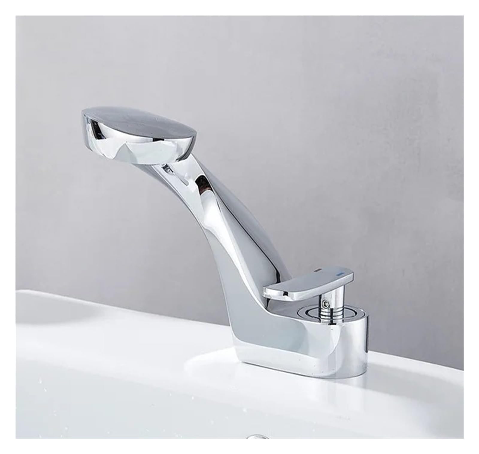 Robinet mitigeur laiton sur pont haute précision au design minimaliste - 8