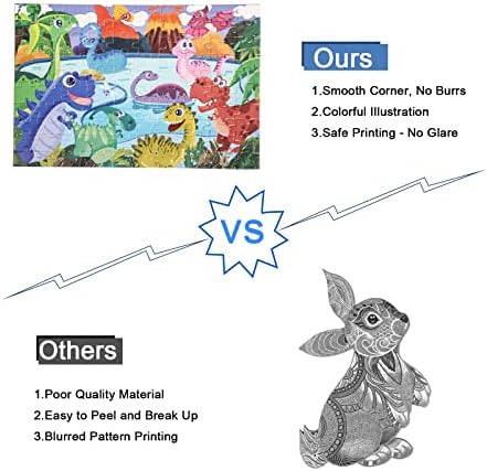 Jigsaw Puzzles for Kids, 100 Pieces Puzzles for Kids Ages 4-8 Years Old, Dinosaur Puzzles for Kids Age 8-10 Year for Boys & Girls, Floor Puzzle for Children Learning Educational Toys for Girls 7