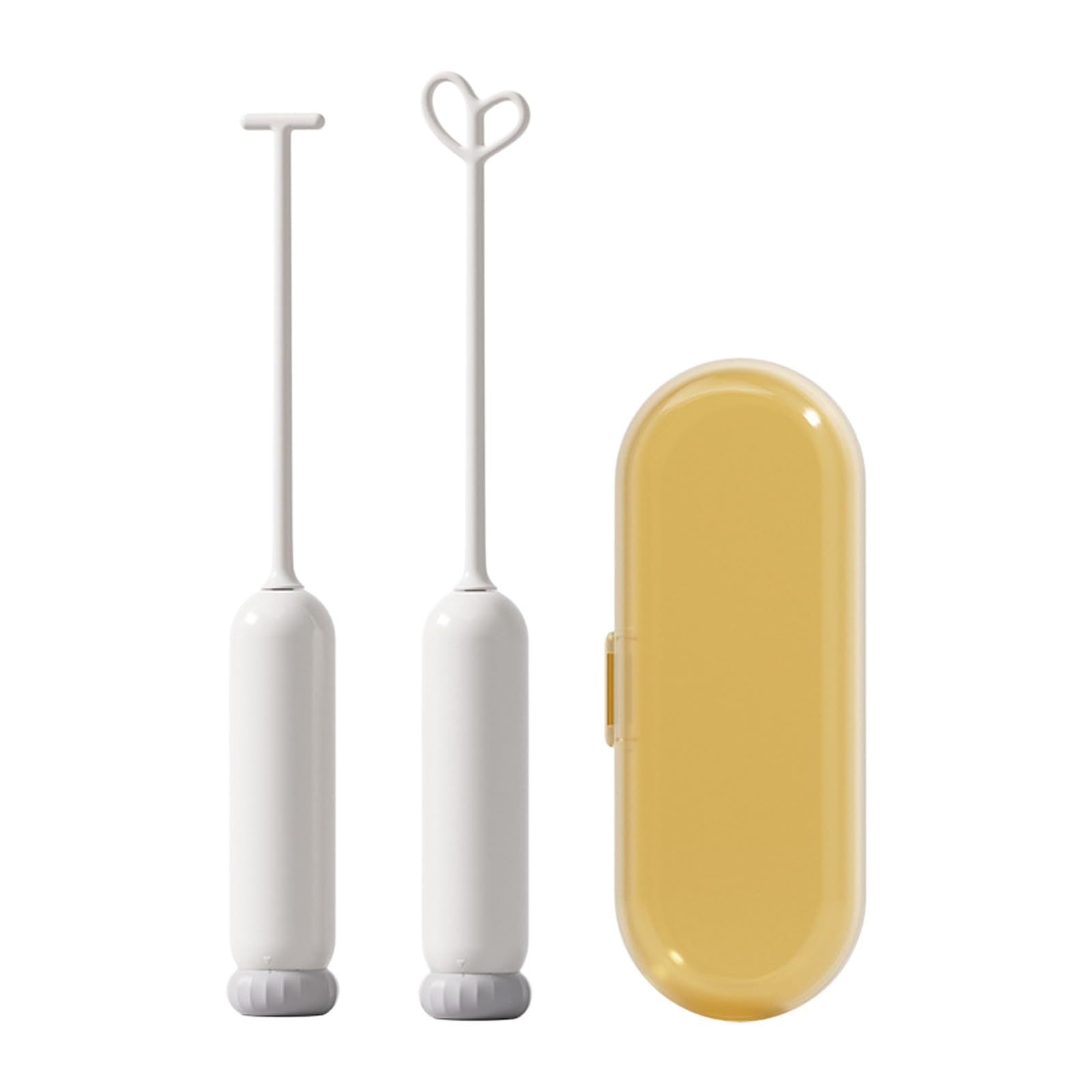 Creamer Mixer, Formula Mixer, Milk Frother Stirrer, Baby Formula Mixer, Handheld Drink Mixer, Formula Maker Machine Milk Frother For Latte Cappuccino Egg (Yellow)