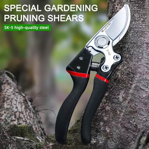 Kynup Secateurs Pruning Scissors, Gardening Pruning Shears, Garden Scissors, Hedge & Garden Shears, Clippers for Plants, Gardening, Trimming, Garden Tool(Black) 7 Kynup Secateurs Pruning Scissors, Gardening Pruning Shears, Garden Scissors, Hedge & Garden Shears, Clippers for Plants, Gardening, Trimming, Garden Tool(Black) - Image 7