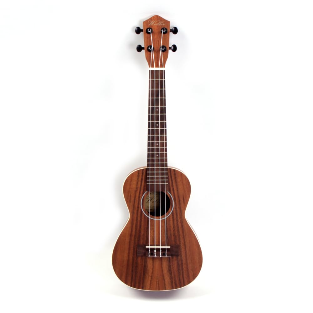 Weller Konzert Ukulele Koa Body und Decke Mahagoni Hals 378mm Mensur