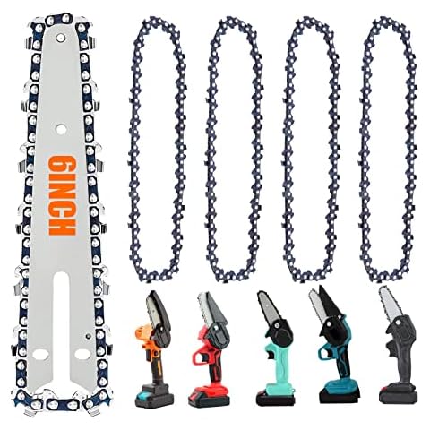 Sporgo 4 Pièces Chaîne Tronçonneuse 6" Cover