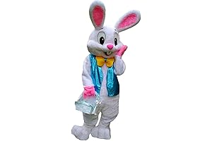 Easter Rabbit Adult Bunny Head Costume for Fancy Dress